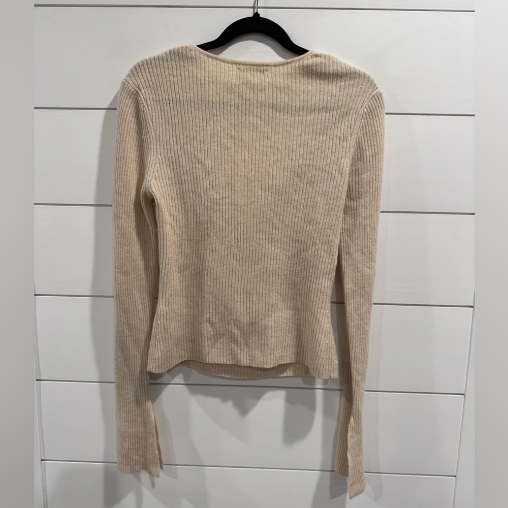 Reformation cream Glenna cashmere sweater - Picture 7 of 7